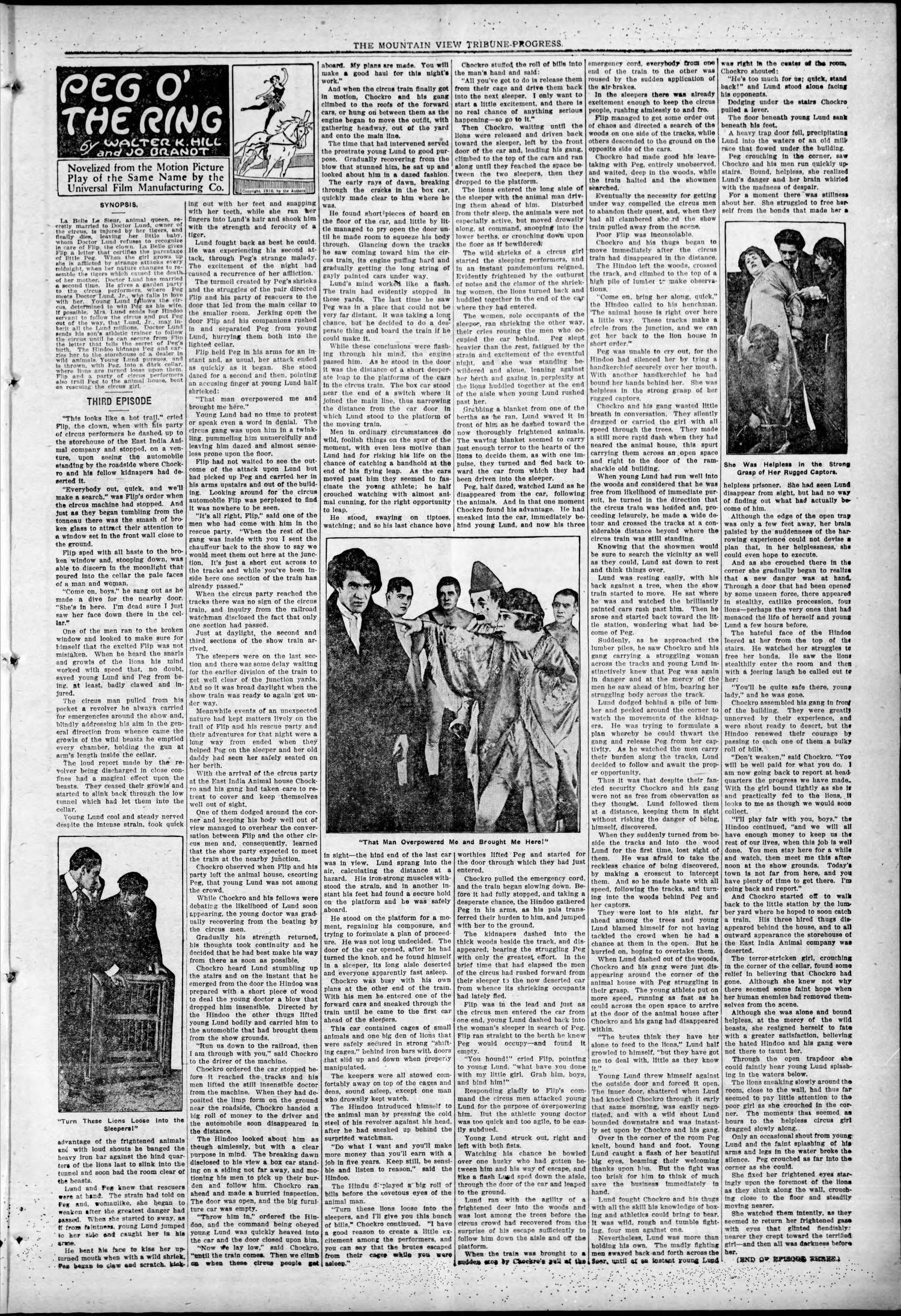 The Tribune-Progress (Mountain View, Okla.), Vol. 18, No. 14, Ed. 1 Friday, August 11, 1916
                                                
                                                    [Sequence #]: 3 of 8
                                                
