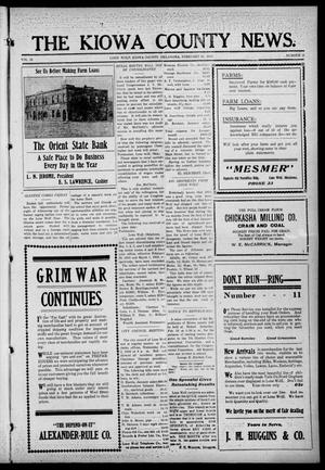 The Kiowa County News. (Lone Wolf, Okla.), Vol. 15, No. 11, Ed. 1 Thursday, February 10, 1916