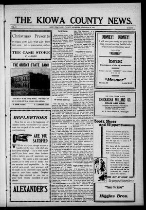 The Kiowa County News. (Lone Wolf, Okla.), Vol. 16, No. 1, Ed. 1 Thursday, November 30, 1916