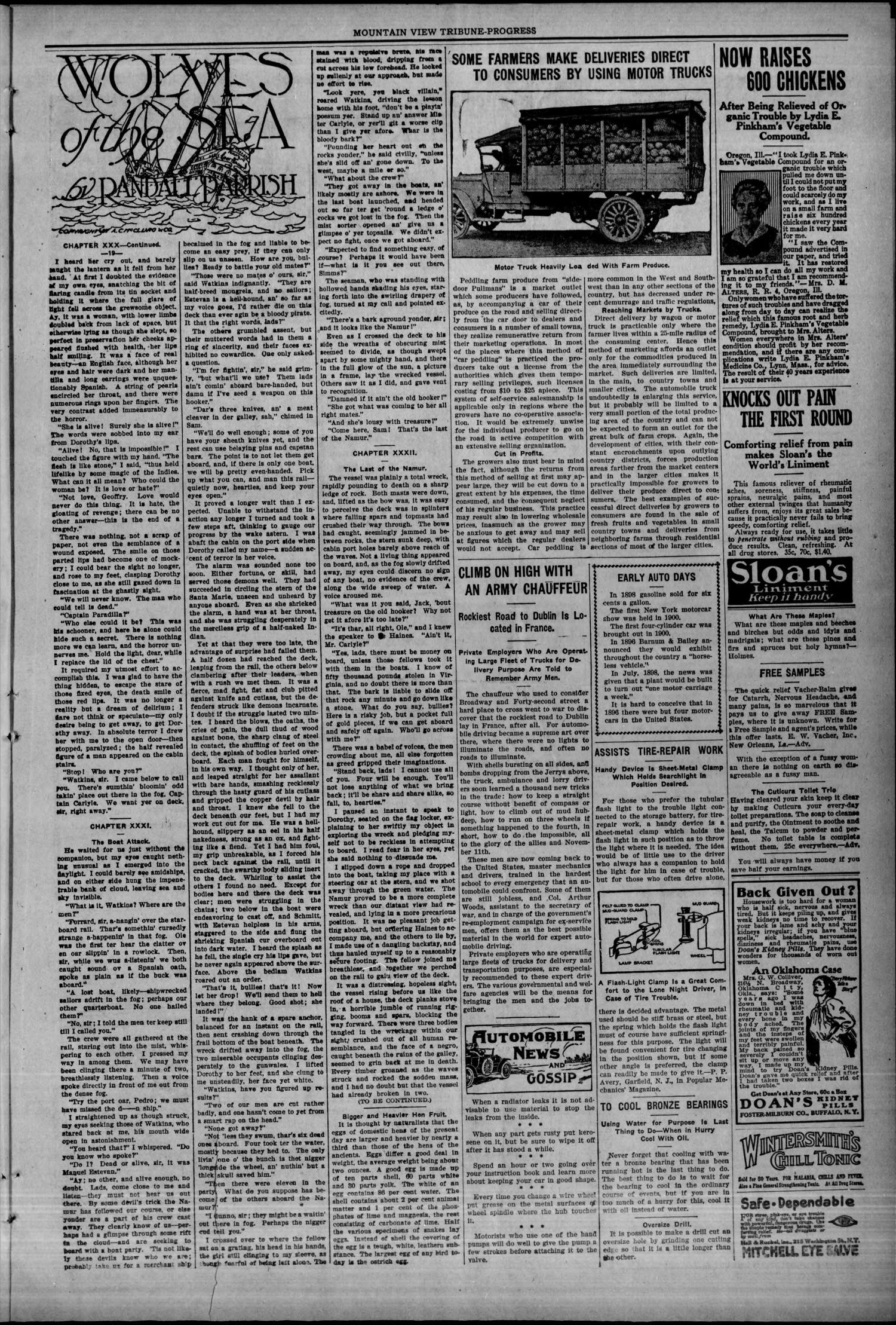 The Tribune-Progress (Mountain View, Okla.), Vol. 21, No. 20, Ed. 1 Friday, September 19, 1919
                                                
                                                    [Sequence #]: 3 of 8
                                                