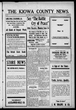 The Kiowa County News. (Lone Wolf, Okla.), Vol. 15, No. 30, Ed. 1 Thursday, June 22, 1916