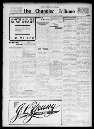 Primary view of object titled 'The Chandler Tribune (Chandler, Okla.), Vol. 7, No. 52, Ed. 1 Tuesday, August 6, 1907'.