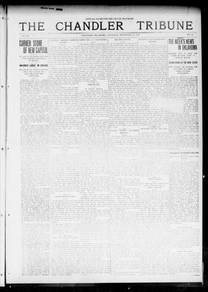 Primary view of object titled 'The Chandler Tribune (Chandler, Okla.), Vol. 15, No. 39, Ed. 1 Thursday, November 18, 1915'.