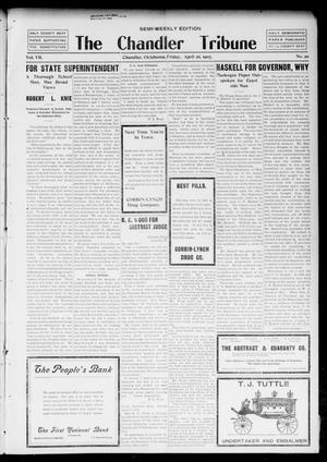 Primary view of object titled 'The Chandler Tribune (Chandler, Okla.), Vol. 7, No. 20, Ed. 1 Friday, April 26, 1907'.