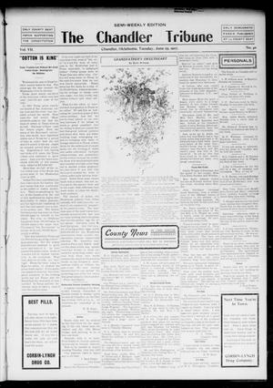 The Chandler Tribune (Chandler, Okla.), Vol. 7, No. 40, Ed. 1 Tuesday, June 25, 1907