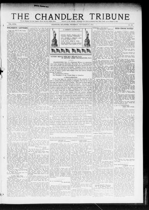 Primary view of object titled 'The Chandler Tribune (Chandler, Okla.), Vol. 18, No. 40, Ed. 1 Thursday, November 21, 1918'.