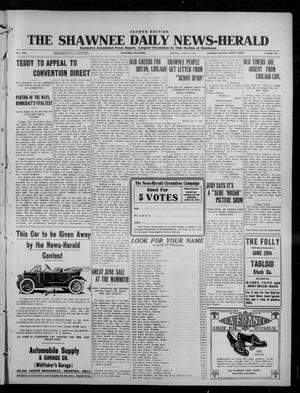 The Shawnee Daily News-Herald (Shawnee, Okla.), Vol. 16, No. 279, Ed. 2 Tuesday, June 18, 1912