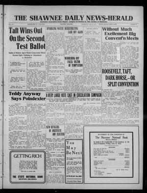The Shawnee Daily News-Herald (Shawnee, Okla.), Vol. 16, No. 279, Ed. 1 Wednesday, June 19, 1912