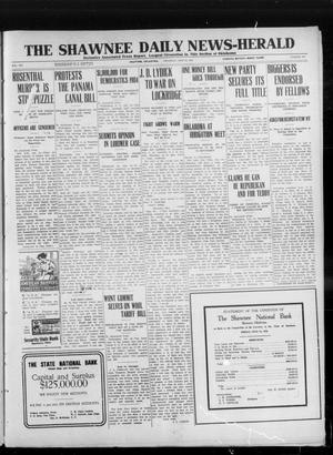 The Shawnee Daily News-Herald (Shawnee, Okla.), Vol. 16, No. 302, Ed. 1 Thursday, July 18, 1912