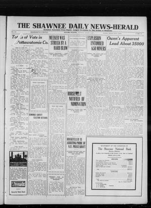 The Shawnee Daily News-Herald (Shawnee, Okla.), Vol. 16, No. 320, Ed. 1 Thursday, August 8, 1912