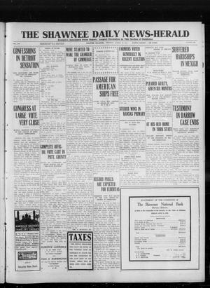 The Shawnee Daily News-Herald (Shawnee, Okla.), Vol. 16, No. 322, Ed. 1 Saturday, August 10, 1912