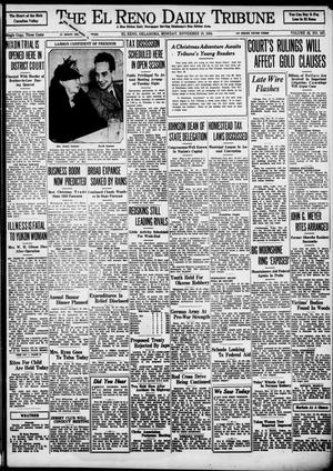 The El Reno Daily Tribune (El Reno, Okla.), Vol. 43, No. 187, Ed. 1 Monday, November 19, 1934