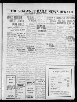 The Shawnee Daily News-Herald (Shawnee, Okla.), Vol. 17, No. 60, Ed. 1 Friday, October 11, 1912