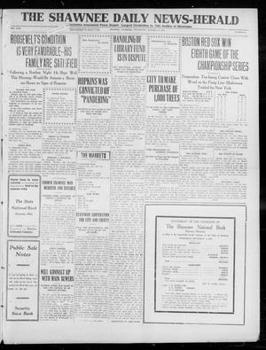 The Shawnee Daily News-Herald (Shawnee, Okla.), Vol. 17, No. 63, Ed. 1 Wednesday, October 16, 1912