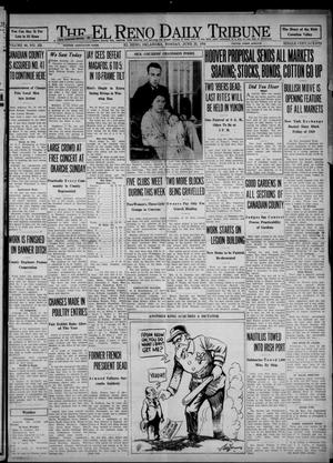 Primary view of object titled 'The El Reno Daily Tribune (El Reno, Okla.), Vol. 40, No. 122, Ed. 1 Monday, June 22, 1931'.