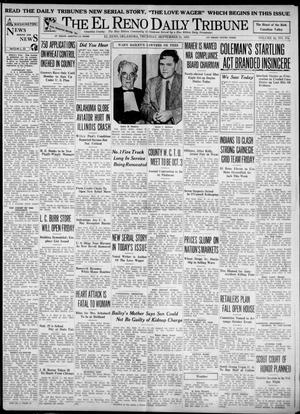 The El Reno Daily Tribune (El Reno, Okla.), Vol. 42, No. 174, Ed. 1 Thursday, September 21, 1933
