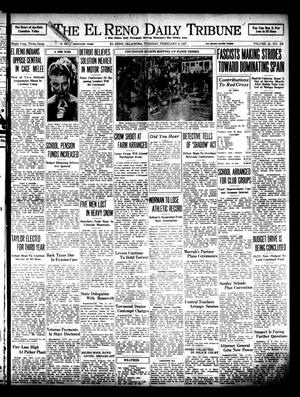 Primary view of object titled 'The El Reno Daily Tribune (El Reno, Okla.), Vol. 45, No. 292, Ed. 1 Tuesday, February 9, 1937'.