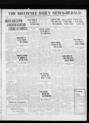 The Shawnee Daily News-Herald (Shawnee, Okla.), Vol. 17, No. 154, Ed. 1 Tuesday, February 18, 1913