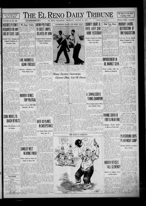 Primary view of object titled 'The El Reno Daily Tribune (El Reno, Okla.), Vol. 40, No. 166, Ed. 1 Thursday, August 13, 1931'.