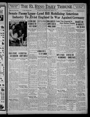 Primary view of object titled 'The El Reno Daily Tribune (El Reno, Okla.), Vol. 50, No. 7, Ed. 1 Sunday, March 9, 1941'.