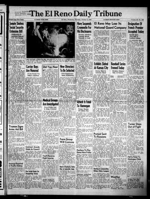 Primary view of object titled 'The El Reno Daily Tribune (El Reno, Okla.), Vol. 58, No. 186, Ed. 1 Thursday, October 6, 1949'.