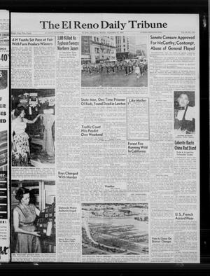 The El Reno Daily Tribune (El Reno, Okla.), Vol. 63, No. 180, Ed. 1 Monday, September 27, 1954