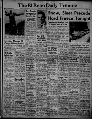 Primary view of object titled 'The El Reno Daily Tribune (El Reno, Okla.), Vol. 60, No. 208, Ed. 1 Thursday, November 1, 1951'.