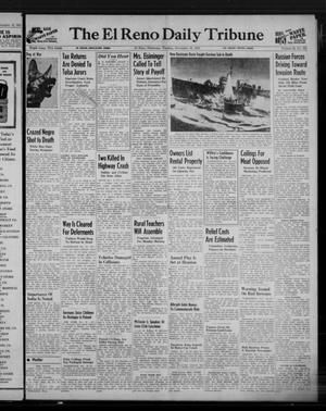 Primary view of object titled 'The El Reno Daily Tribune (El Reno, Okla.), Vol. 52, No. 222, Ed. 1 Tuesday, November 16, 1943'.