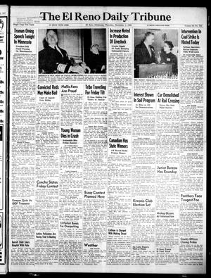 The El Reno Daily Tribune (El Reno, Okla.), Vol. 58, No. 210, Ed. 1 Thursday, November 3, 1949