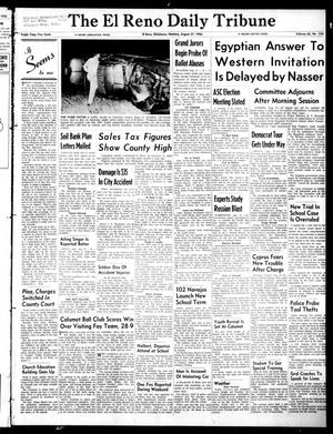 The El Reno Daily Tribune (El Reno, Okla.), Vol. 65, No. 154, Ed. 1 Monday, August 27, 1956