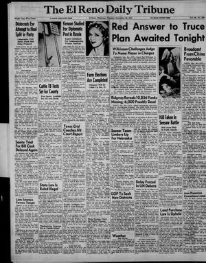 The El Reno Daily Tribune (El Reno, Okla.), Vol. 60, No. 224, Ed. 1 Tuesday, November 20, 1951