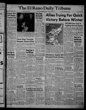 Primary view of object titled 'The El Reno Daily Tribune (El Reno, Okla.), Vol. 59, No. 209, Ed. 1 Tuesday, October 31, 1950'.