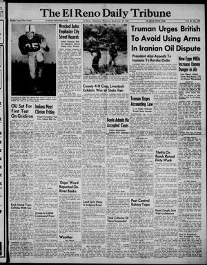 The El Reno Daily Tribune (El Reno, Okla.), Vol. 60, No. 178, Ed. 1 Thursday, September 27, 1951