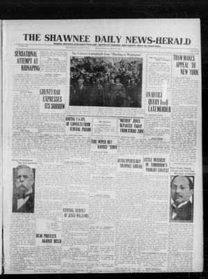The Shawnee Daily News-Herald (Shawnee, Okla.), Vol. 19, No. 159, Ed. 1 Monday, March 16, 1914