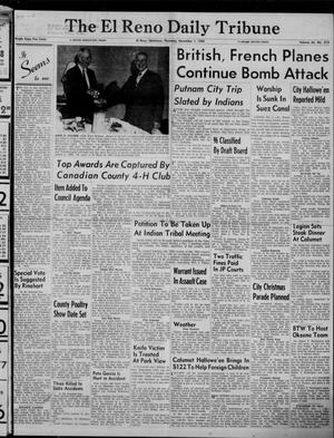 The El Reno Daily Tribune (El Reno, Okla.), Vol. 65, No. 210, Ed. 1 Thursday, November 1, 1956