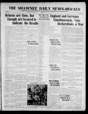 The Shawnee Daily News-Herald (Shawnee, Okla.), Vol. 19, No. 282, Ed. 1 Wednesday, August 5, 1914