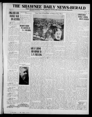 The Shawnee Daily News-Herald (Shawnee, Okla.), Vol. 19, No. 290, Ed. 1 Thursday, August 13, 1914
