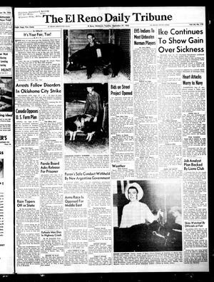 Primary view of object titled 'The El Reno Daily Tribune (El Reno, Okla.), Vol. 64, No. 178, Ed. 1 Tuesday, September 27, 1955'.