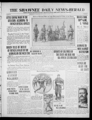 The Shawnee Daily News-Herald (Shawnee, Okla.), Vol. 19, No. 340, Ed. 1 Monday, October 12, 1914
