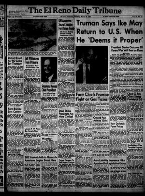 The El Reno Daily Tribune (El Reno, Okla.), Vol. 61, No. 17, Ed. 1 Thursday, March 20, 1952