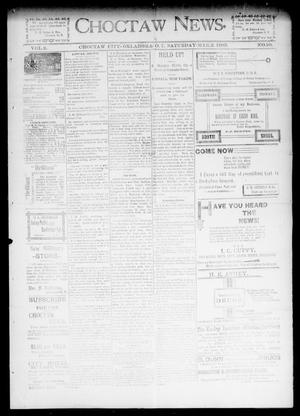 Choctaw News. (Choctaw City, Okla. Terr.), Vol. 2, No. 10, Ed. 1 Saturday, March 2, 1895