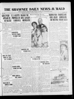 The Shawnee Daily News-Herald (Shawnee, Okla.), Vol. 21, No. 330, Ed. 1 Thursday, July 6, 1916