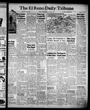 Primary view of object titled 'The El Reno Daily Tribune (El Reno, Okla.), Vol. 54, No. 3, Ed. 1 Sunday, March 4, 1945'.