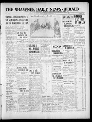 The Shawnee Daily News-Herald (Shawnee, Okla.), Vol. 22, No. 123, Ed. 1 Friday, November 10, 1916
