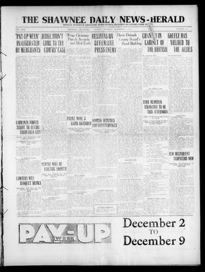 The Shawnee Daily News-Herald (Shawnee, Okla.), Vol. 22, No. 141, Ed. 1 Saturday, December 2, 1916