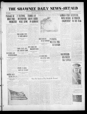 The Shawnee Daily News-Herald (Shawnee, Okla.), Vol. 23, No. 40, Ed. 1 Sunday, April 22, 1917
