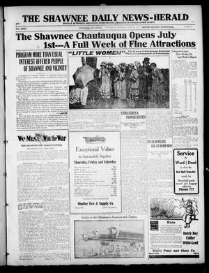 The Shawnee Daily News-Herald (Shawnee, Okla.), Vol. 23, No. 69, Ed. 2 Thursday, June 28, 1917