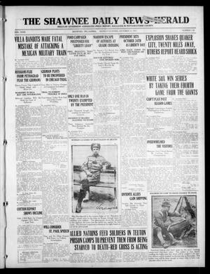The Shawnee Daily News-Herald (Shawnee, Okla.), Vol. 23, No. 158, Ed. 1 Monday, October 15, 1917