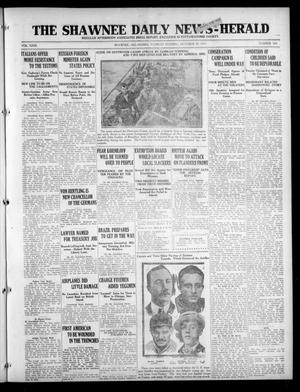 The Shawnee Daily News-Herald (Shawnee, Okla.), Vol. 23, No. 171, Ed. 1 Tuesday, October 30, 1917
