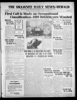 The Shawnee Daily News-Herald (Shawnee, Okla.), Vol. 23, No. 217, Ed. 1 Wednesday, December 26, 1917